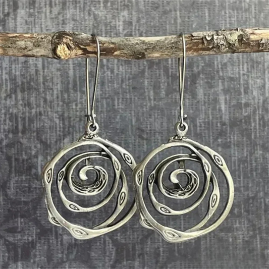 Boucles d'oreilles en argent vintage
