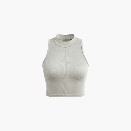 Reveré™  | Haut Cropped Col Montant