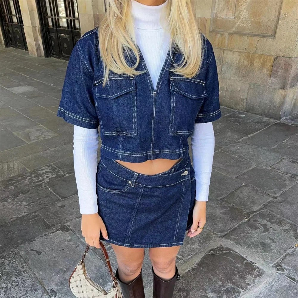 Fashiant™  | Ensemble en denim