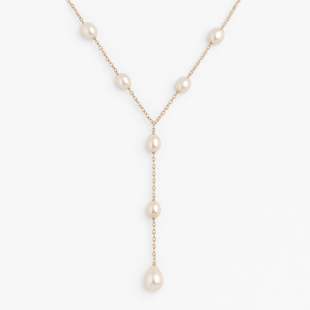 Collier Vintage avec Perles Suspendues