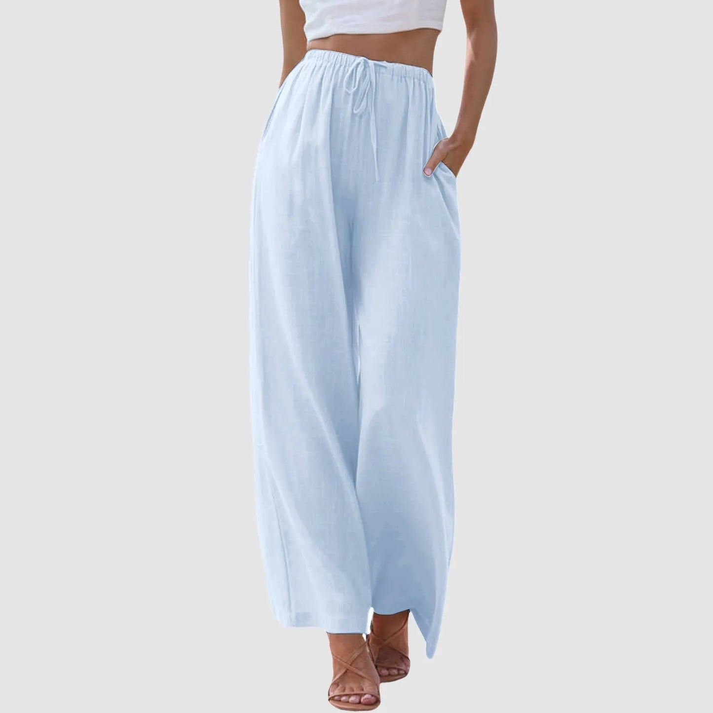 Reveré™  | Pantalon Taille Haute à Jambes Amples
