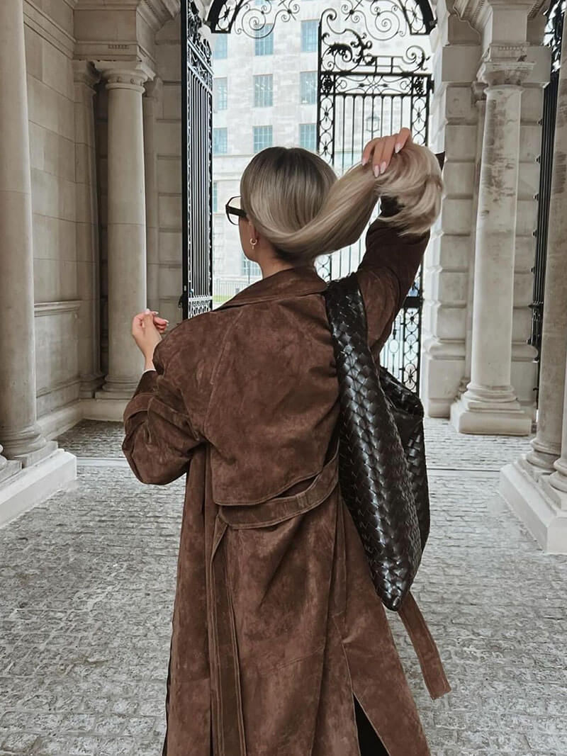 Reveré™ | Trench-coat en daim