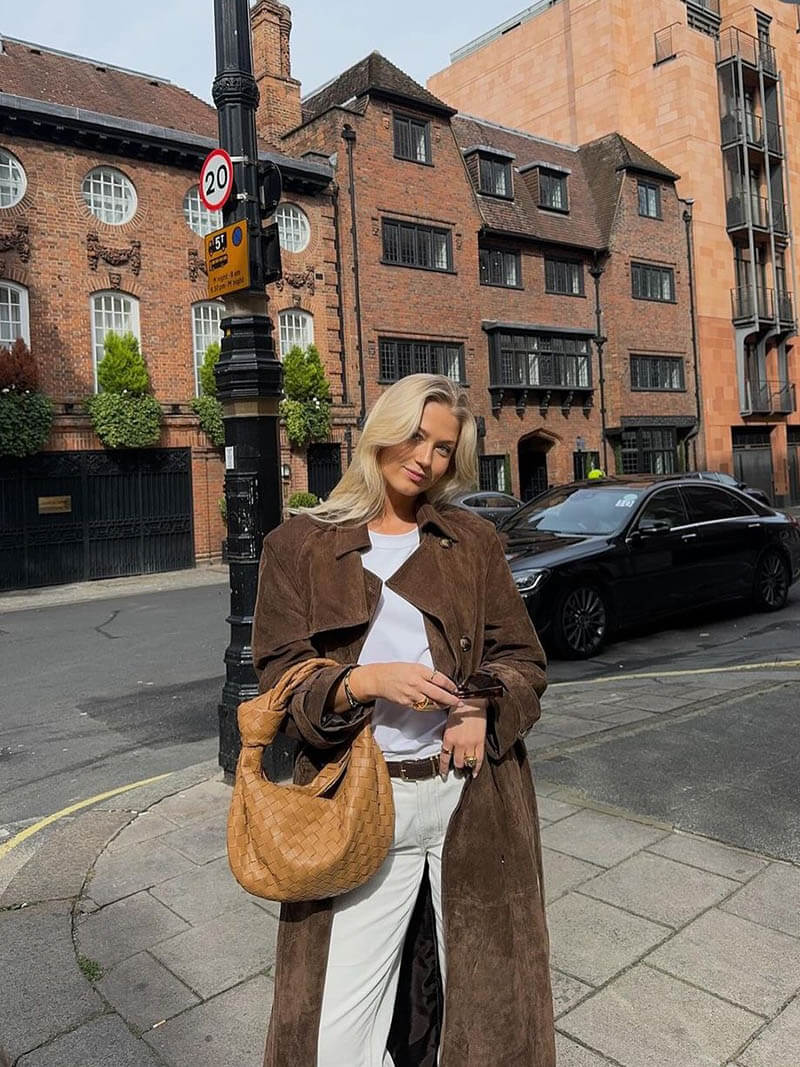 Reveré™ | Trench-coat en daim
