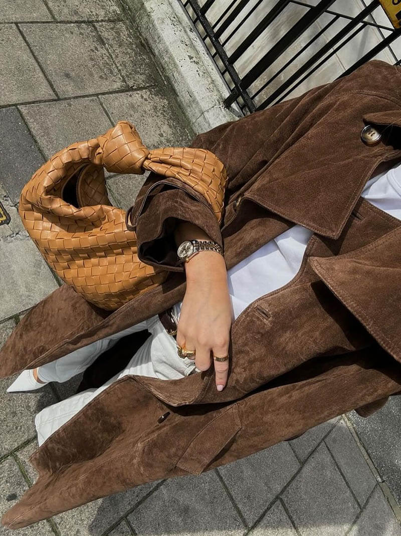 Reveré™ | Trench-coat en daim