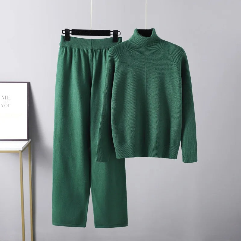 Reveré™  | Ensemble deux pièces Lounge en tricot torsadé