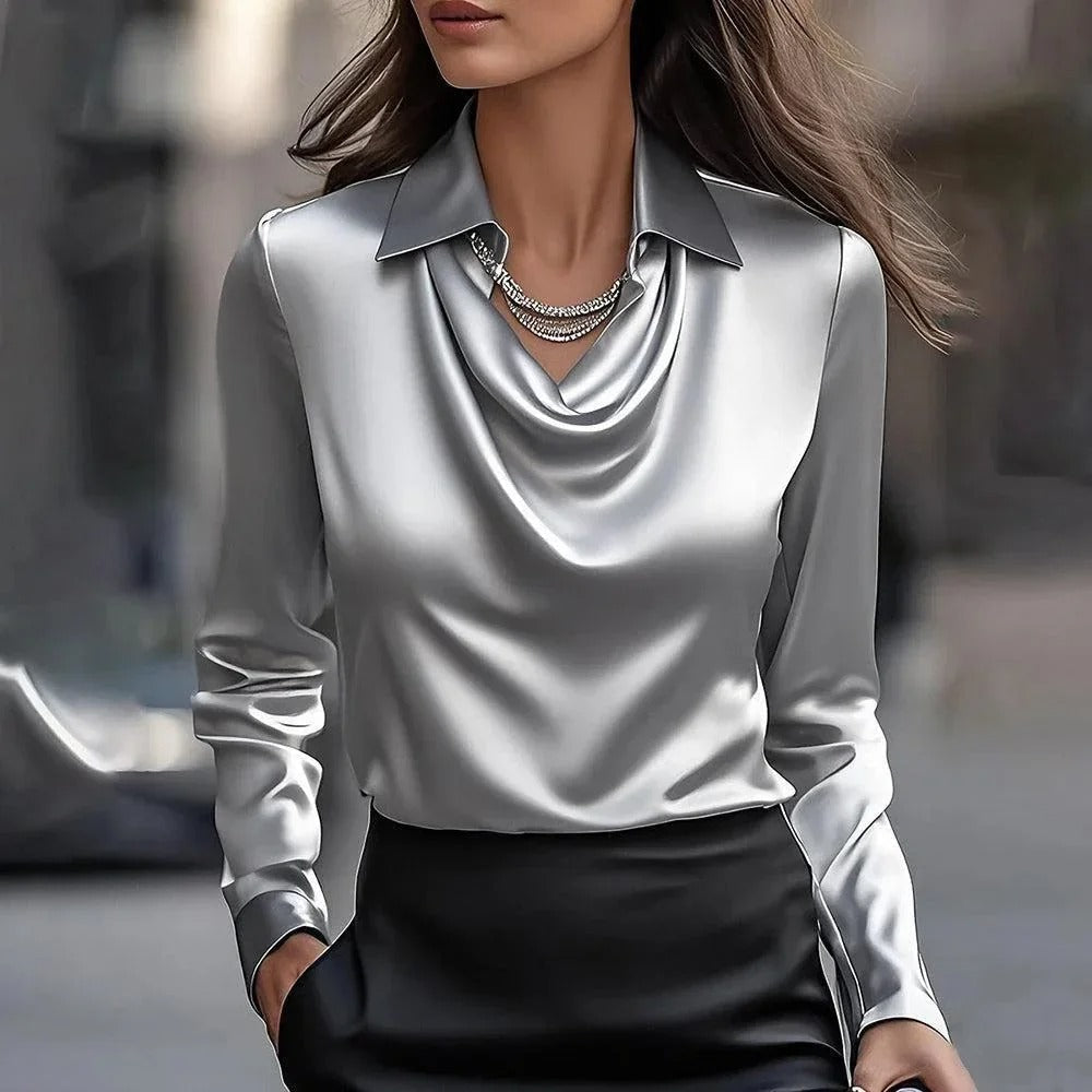 Elegante camicetta in raso - By Fashiant